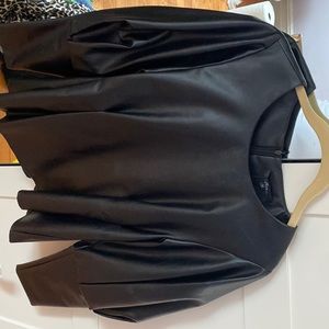 Stunning evening top with puff sleeve detail